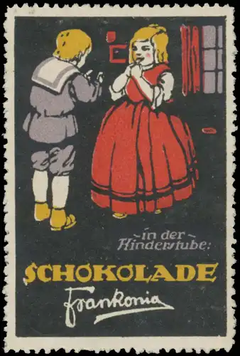 Frankonia Schokolade in der Kinderstube