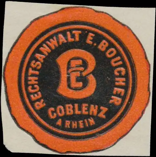 Rechtsanwalt E. Boucher