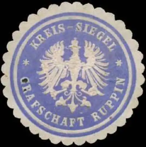 Kreis-Siegel Grafschaft Ruppin