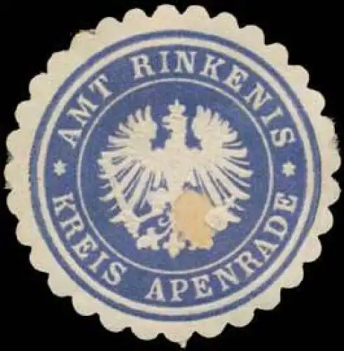 Amt Rinkenis Kreis Apenrade