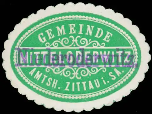 Gemeinde Niederoderwitz Amtsh. Zittau