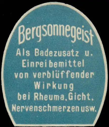 Bergsonnegeist