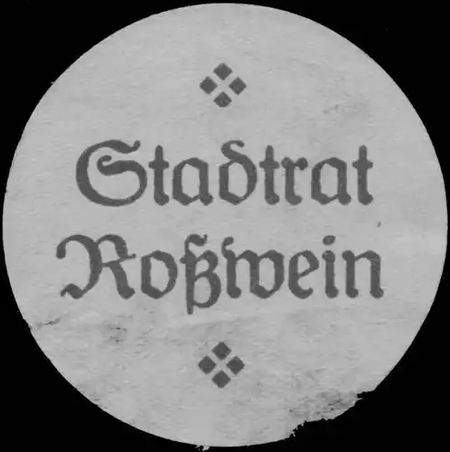 Stadtrat Rosswein