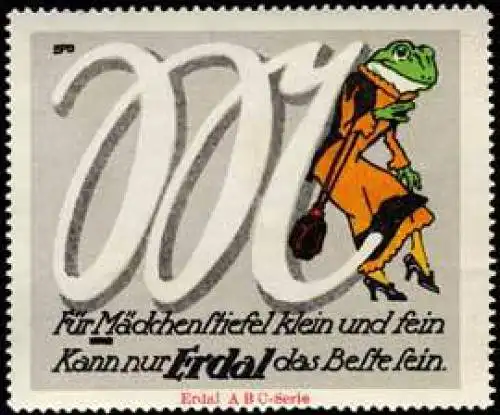 Erdal Frosch - Buchstabe M