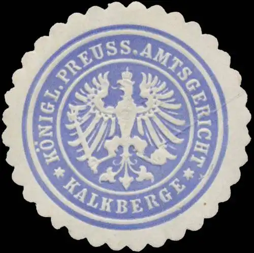 K.Pr. Amtsgericht Kalkberge