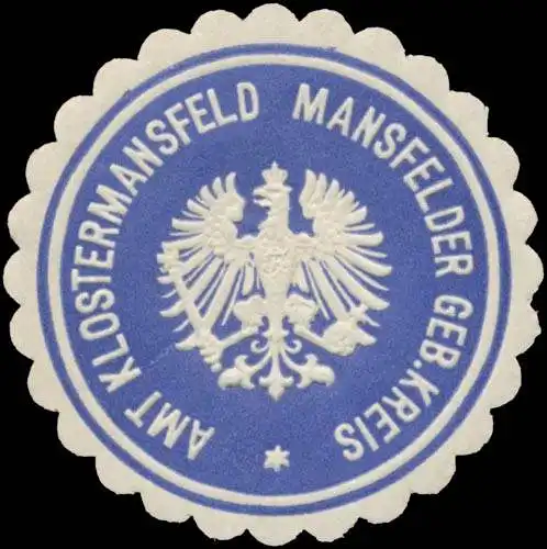 Amt Klostermansfeld Mansfelder Gebirgskreis