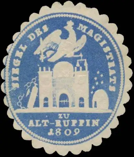 Siegel des Magistrats zu Alt-Ruppin