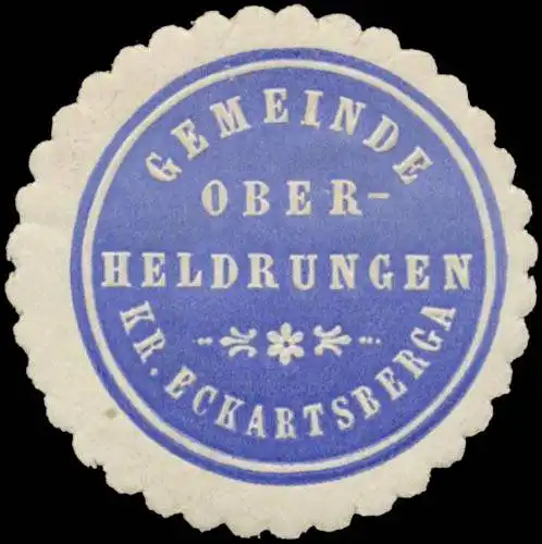 Gemeinde Oberheldrungen Kreis Eckartsberga