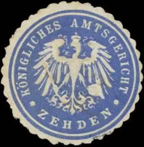 K. Amtsgericht Zehden/Pommern