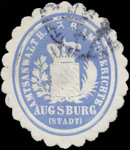 Amtsanwalt b.d. K.Bayer. Amtsgerichte Augsburg (Stadt)