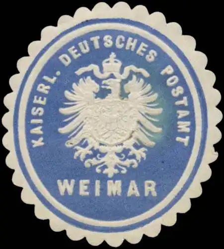 K. Deutsches Postamt Weimar