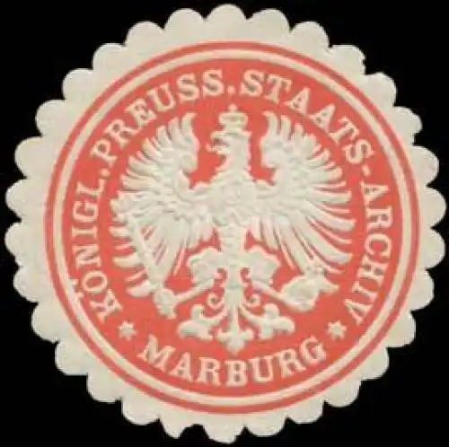 K.Pr. Staatsarchiv Marburg