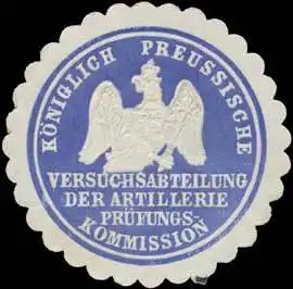 K.Pr. Versuchsabteilung der Artillerie PrÃ¼fungskommission