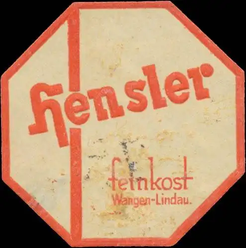 Hensler Feinkost