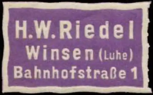 H.W. Riedel