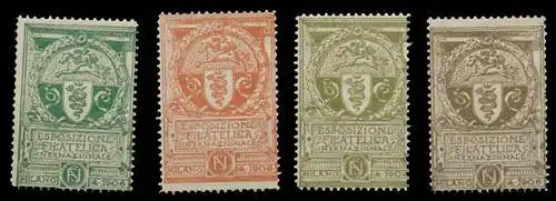 Sammlung Briefmarken-Ausstellung Mailand 1906
