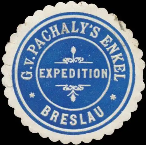 G. v. Pachalys Enkel Expedition