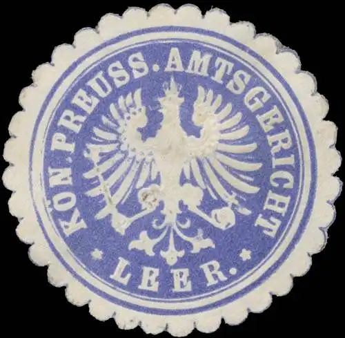 K. Pr. Amtsgericht Leer