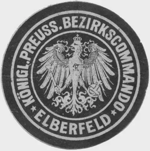 K.Pr. Bezirkscommando Elberfeld