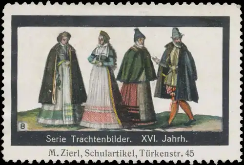 Tracht XVI. Jahrhundert Bild 8