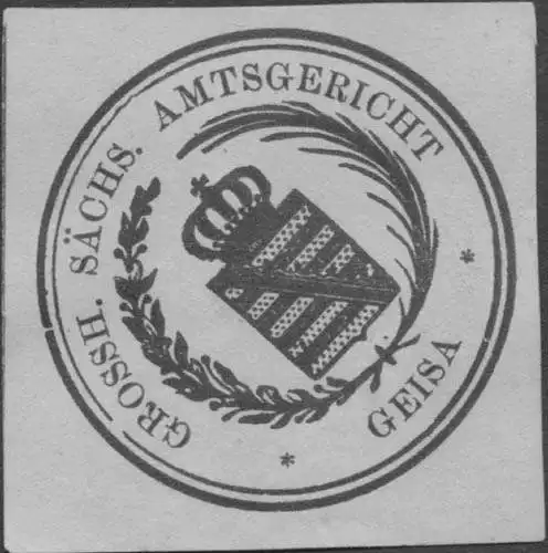 Gr. S. Amtsgericht Geisa