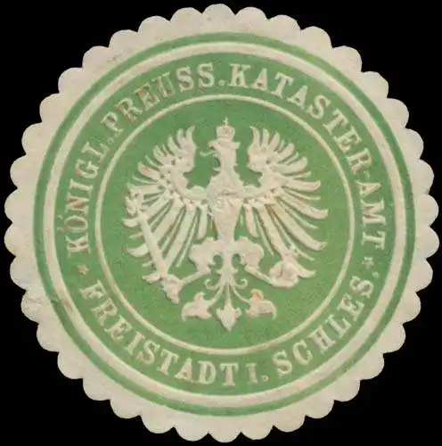 K.Pr. Katasteramt Freistadt in Schlesien