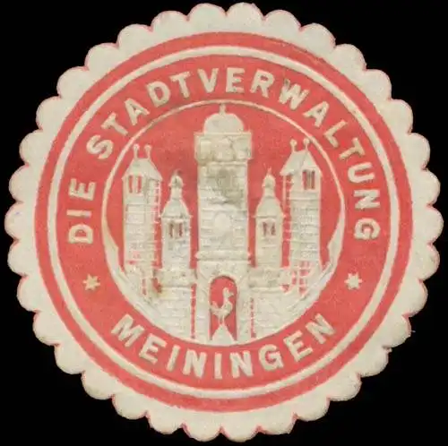 Die Stadtverwaltung Meiningen