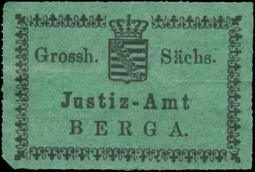 Gr. S. Justizamt Berga