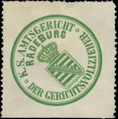 K.S. Amtsgericht Radeburg - Der Gerichtsvollzieher