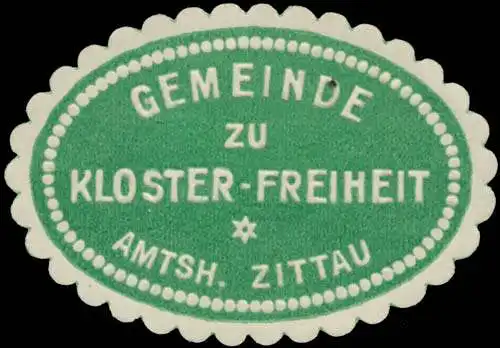 Gemeinde zu Kloster-Freiheit Amtsh. Zittau