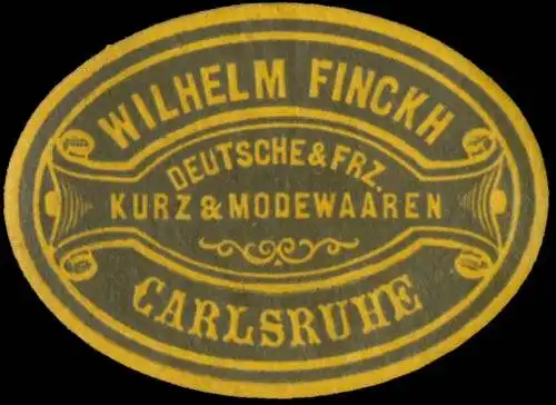 Modewaaren Wilhelm Finckh