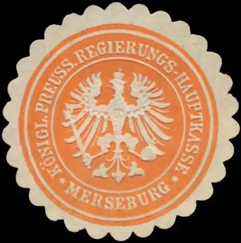 K. Pr. Regierungs-Hauptkasse Merseburg