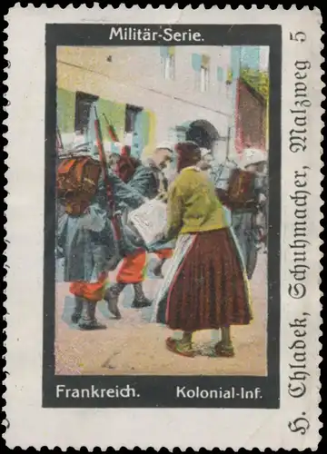 Kolonial-Infanterie Frankreich