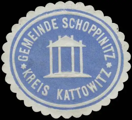 Gemeinde Schoppinitz Kreis Kattowitz/Schlesien