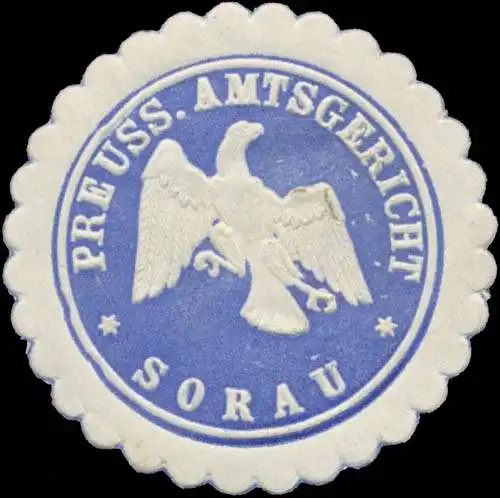 Pr. Amtsgericht Sorau Nieder-Lausitz