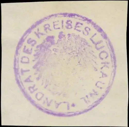 Landrat des Kreises Luckau/Lausitz