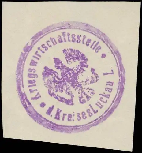 Kriegswirtschaftsstelle des Kreises Luckau/Lausitz