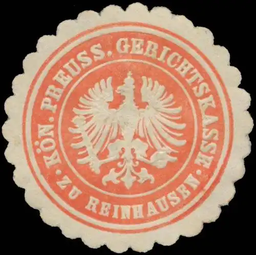 K. Pr. Gerichtskasse zu Reinhausen