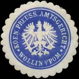 K.Pr. Amtsgericht Wollin/Pommern