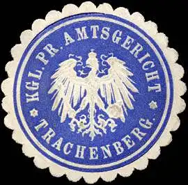 K.Pr. Amtsgericht - Trachenberg/Schlesien