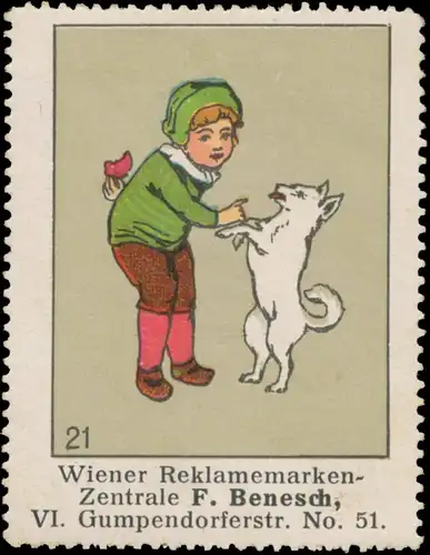 Junge mit Hund