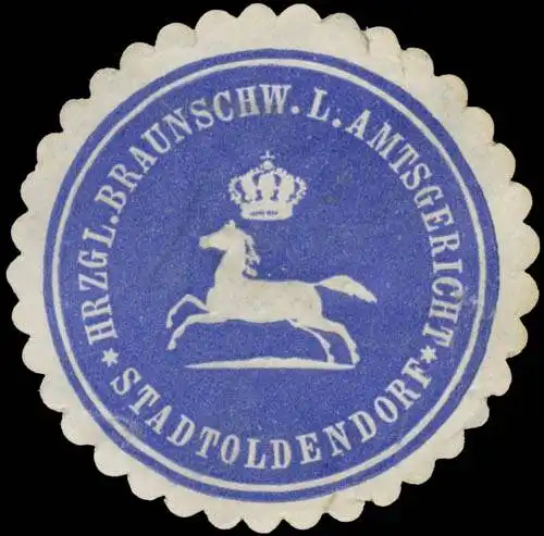 H. Braunschweig. L. Amtsgericht Stadtoldendorf