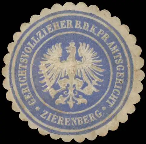 Gerichtsvollzieher b.d. K.Pr. Amtsgericht Zierenberg
