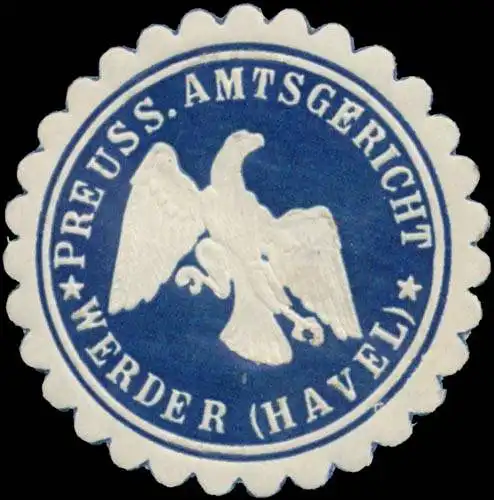 Pr. Amtsgericht Werder/Havel