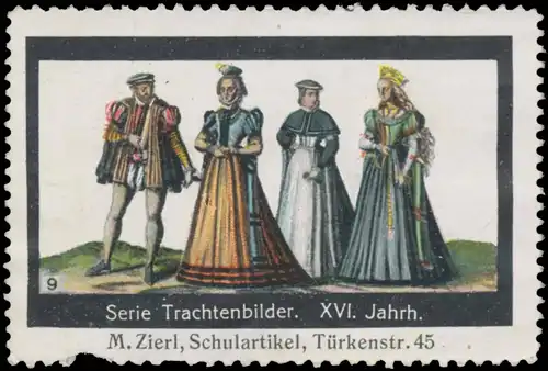 Tracht XVI. Jahrhundert Bild 9