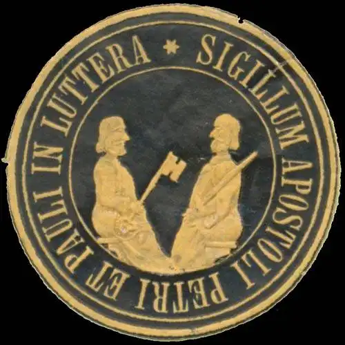 Sigillum apostoli petri et pauli in luttera
