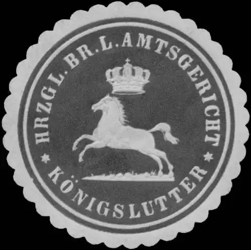 H. Braunschweig. L. Amtsgericht KÃ¶nigslutter