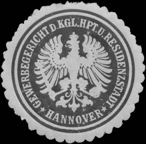 Gewerbegericht K. Haupt- und Residenzstadt Hannover