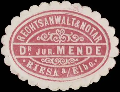 Dr. jur. Mende Rechtsanwalt & Notar in Riesa/Elbe