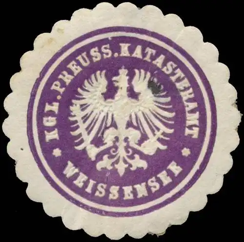 K.Pr. Katasteramt Weissensee